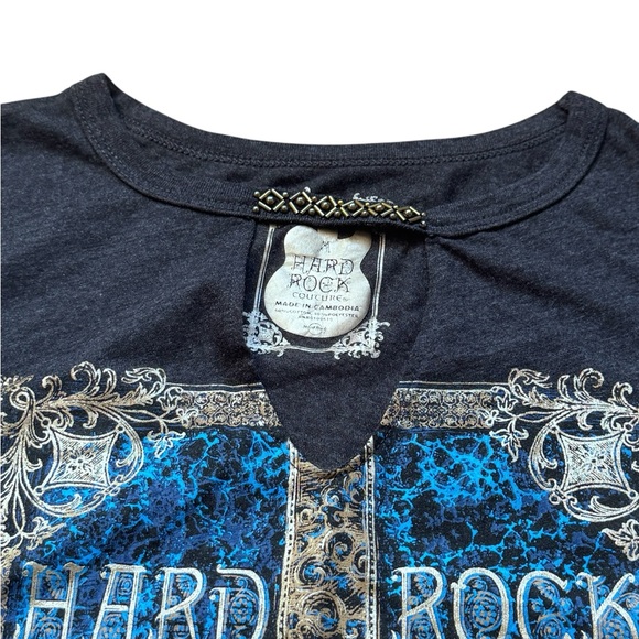 Hard Rock Couture "Berlin" Short Sleeve Shirt- Size M - Picture 3 of 7